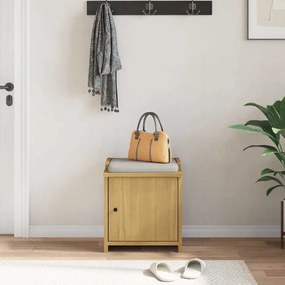 vidaXL Πάγκος διαδρόμου &quot;SANDNES&quot; 45x40x50 εκ.Πεύκο μασίφ ξύλο