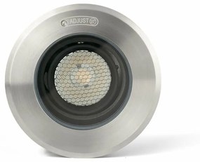 Φωτιστικό Οροφής - Spot Χωνευτό Geiser 130 70305 LED 7W 3000K 242lm 38° IP67 13x12cm Satin Stainless Faro Barcelona