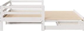 vidaXL Καναπές Κρεβάτι Συρόμενος Χωρίς Στρώμα 90x190 εκ. &amp; Συρτάρια