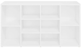 vidaXL Παπουτσοθήκη Λευκή 103 x 30 x 54,5 εκ. από Επεξ. Ξύλο