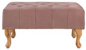 ΤΑΜΠΟΥΡΕ T.CHESTERFIELD EMMA HM226.05 ΣΑΠΙΟ ΜΗΛΟ ΒΕΛΟΥΔΟ-ΠΟΔΙΑ ΣΕ ΦΥΣΙΚΟ 78x46x40Y
