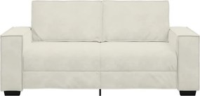 vidaXL Διθέσιος Καναπές Κρεμ 180x78x84 εκ. Βελούδο