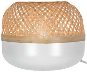 Φωτιστικό Επιτραπέζιο Saline 4295700 25x21cm 1xE27 40W Natural-White Viokef