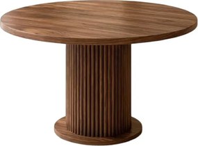 Stewehome Τραπέζι Bohem από MDF Καρυδί 90x90 cm