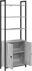 vidaXL Βιβλιοθήκη 6 επιπέδων 60 x 24 x 161 εκ Επεξεργασμένο Ξύλο