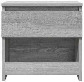 vidaXL Κομοδίνα 2 τεμ. Γκρι Sonoma 40x30x39 εκ. από Επεξεργασμένο Ξύλο