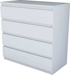 Συρταριέρα Λευκό BE 80x47x97,8