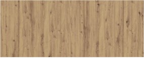 VidaXL Κεφαλή κρεβατιού με κομοδίνο 3 τμχ. Artisan Oak