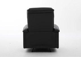 Πολυθρόνα Ανακλινόμενη ArteLibre CELAENO Μαύρο PU 80x96x97cm
