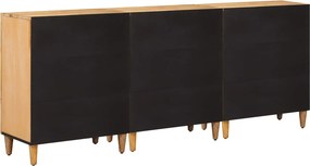 vidaXL Ντουλάπες Αποθήκευσης 3 τμχ. 60 x 33,5 x 75 εκ.