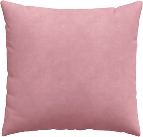 vidaXL Μαξιλάρι Καναπέ 2 τμχ. Βελούδο Ροζ 50 x 50 cm