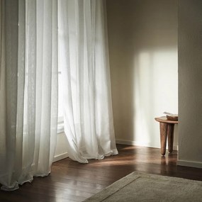 Κουρτίνα Με Σιρίτι Combe 502/05 Off White Gofis Home 300x295 Πολυέστερ