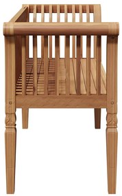 vidaXL Παγκάκι Κήπου 127.5 x 52 x 80 εκ από μασίφ ξύλο teak