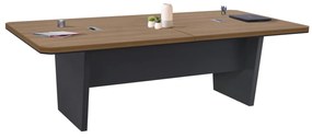 ΕΠΑΓΓΕΛΜΑΤΙΚΟ ΓΡΑΦΕΙΟ ΣΥΝΕΔΡΙΑΣΕΩΝ HM2361 SUPREME HONEY OAK & ΓΚΡΙ 240x120x75Υεκ.