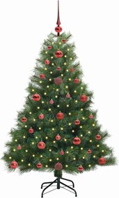 vidaXL Τεχνητό Χριστουγεννιάτικο Δέντρο Πράσινο 120 cm ΠΕ και PVC