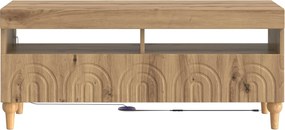 vidaXL Ντουλάπα LED Τηλεόρασης Artisan Δρυς Επεξεργασμένο Ξύλο