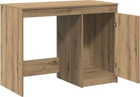 vidaXL Γραφείο Αρτισιανή Δρυς 100x50x76 εκ. από Επεξεργασμένο Ξύλο