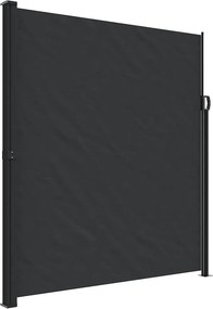 vidaXL Σκίαστρο Πλαϊνό Συρόμενο Μαύρο 220 x 500 εκ.