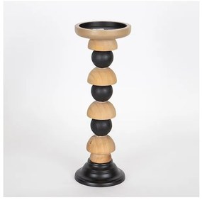 Κηροπήγιο Ξύλινο καφέ 125x12.50x35cm 752-23017 Estheti-752-23017-Καφέ 752-23017