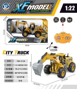 Τηλεκατευθυνόμενο όχημα Εκσκαφέας - 789-313A - 1:22 - 232731