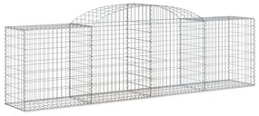 vidaXL Συρματοκιβώτια Τοξωτά 30 τεμ. 300x50x80/100 εκ. Γαλβαν. Ατσάλι