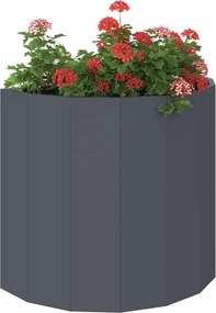 vidaXL Γλάστρα Ανθρακί 60 x 30 x 50 εκ. Ατσάλι