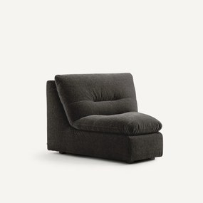Γωνιακή πολυθρόνα σύνθεσης από βελούδο chenille, Giuliano