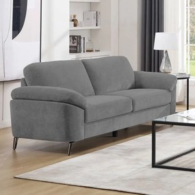 WOODWELL KATRINA Καναπές 3θ - Σαλονιού - Καθιστικού, Ύφασμα Γκρι, K/D 212x87x89cm Ε9446,31