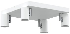 vidaXL Ceiling Spotlight 4 Way Adjustable Λευκό E27
