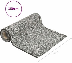 vidaXL Μεμβράνη Λίμνης με Όψη Πέτρας Γκρι 150 x 40 εκ.