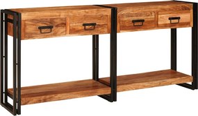 vidaXL Τραπέζια Κονσόλες 2 τμχ. Καφέ 161 x 33 x 75 εκ