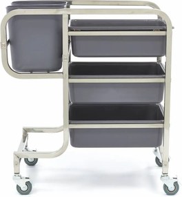 Cleaning Trolley - incl 5 Bins