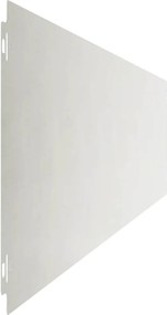 vidaXL Περίγραμμα γκαζόν 10 τμχ. 20 x 103 cm Ανοξείδωτο Ατσάλι Ασημί