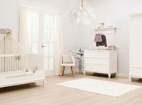 Βρεφικό Κρεβάτι Juliette 70x140cm  Off White  CocoMilou