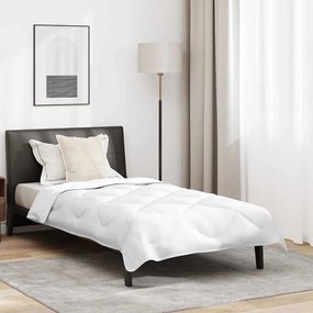 vidaXL Set Παπλώματος Χειμώνα με μαξιλάρι 2 pcs Λευκό 135 x 200 cm Μικροΐνες