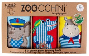 Σλιπ Εκπαιδευτικά (Σετ 3τμχ) Zoocchini Sailors Γαλάζιο,Κόκκινο,Κίτρινο 2-3 Ετών