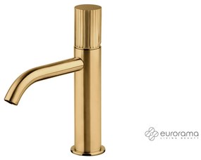 Μπαταρία Νιπτήρα με Βαλβίδα Clic-Clac OSO Eurorama Brushed Gold 178309-201