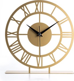 Διακοσμητικό Ρολόι Χρυσό ROMANTAL 25x1,5x23