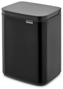 Κάδος απορριμμάτων Brabantia Bo Small 4L, Ομαλό και αθόρυβο άνοιγμα,Αντιολισθητική βάση, Μαύρο