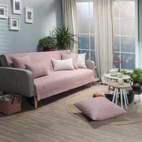 Ριχτάρι Ravela 06 Pink Teoran Πολυθρόνα 180x150cm Cotton-Polyester