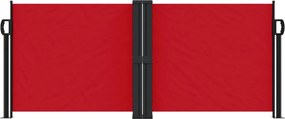 vidaXL Σκίαστρο Πλαϊνό Συρόμενο Κόκκινο 100 x 600 εκ.