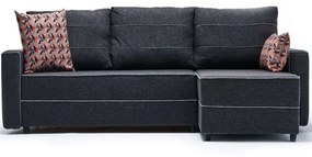 Καναπές - Κρεβάτι Γωνιακός (Δεξιά Γωνία) Ece 825BLC2596 242x145x88cm Anthracite