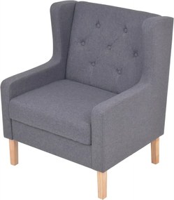 vidaXL Σετ Καναπέ 2 Τεμαχίων Γκρι από Ύφασμα