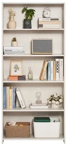VEVOR 5 Tiers Wide Bookshelf 68&quot; Wooden Freestanding Open Bookcase Shelf White