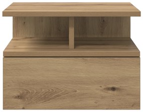 vidaXL Floating Nightstand Artisan Oak 40x31x27 εκ. Κατασκευασμένο ξύλο