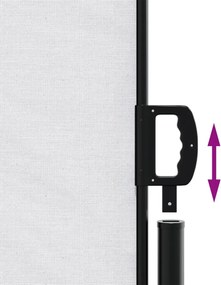 vidaXL Σκίαστρο Πλαϊνό Συρόμενο Λευκό 180 x 600 εκ.