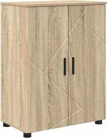 vidaXL Ντουλάπι Μπάνιου Δρύς Sonoma 60 x 35 x 80 εκ