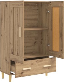 vidaXL Highboard Artisan Δρυς 70 x 31 x 115 εκ Επεξεργασμένο Ξύλο