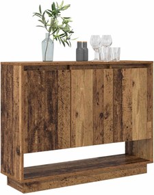 vidaXL Πλαϊνό γραφείο Παλιό ξύλο 97 x 29 x 75 εκ. Επεξεργασμένο Ξύλο