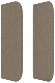 Κεφαλάρι με Πτερύγια Taupe 83x16x78/88 εκ. Υφασμάτινο 3118606